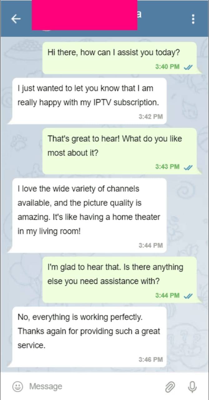 Ckient IPTV service 6